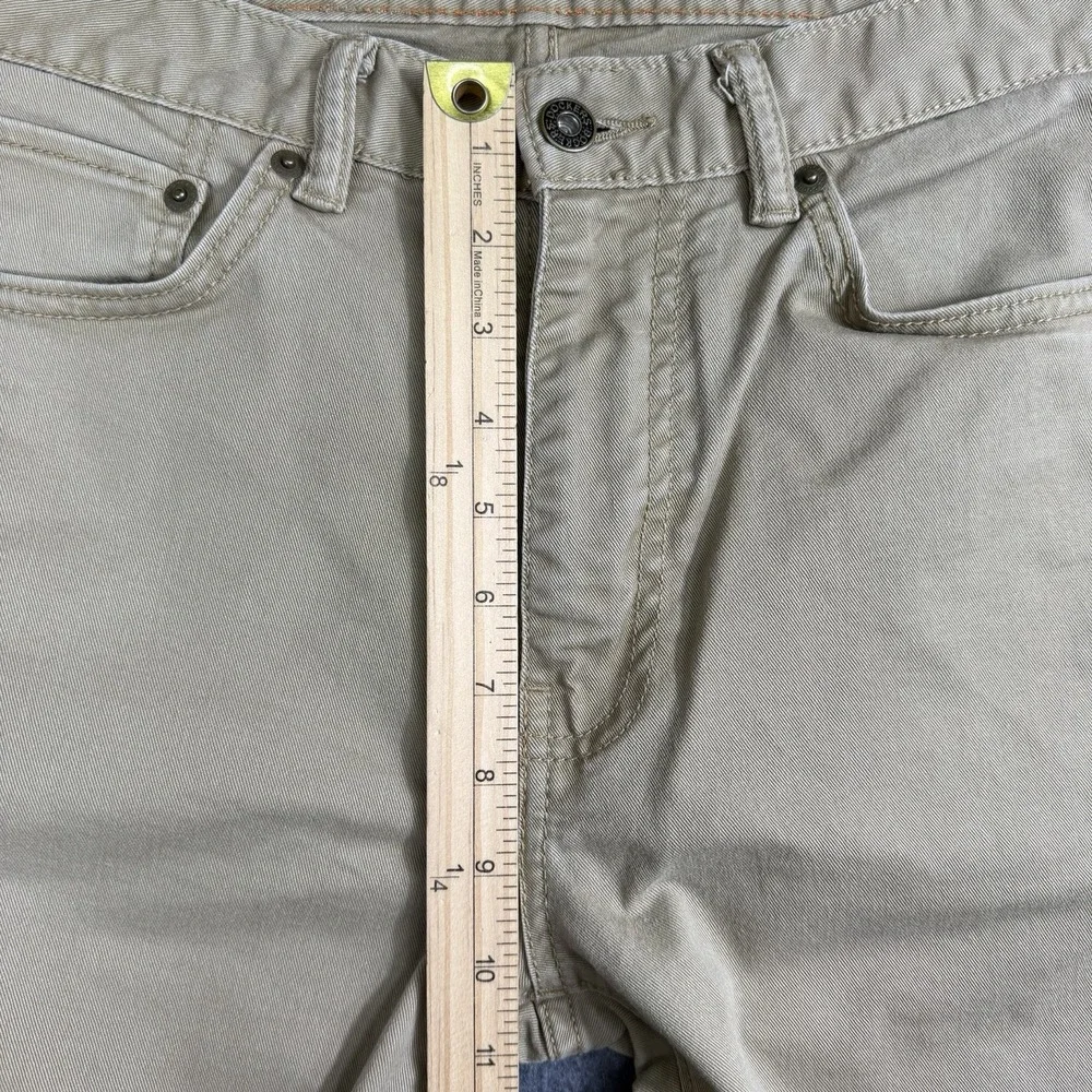 Dockers Straight Fit Pants Mens 32x30 Tan Cotton Twill 5-Pocket Chinos